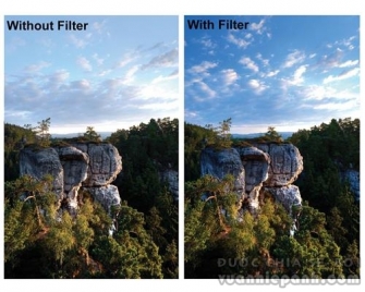 Sử dụng kính lọc Polarizing chụp phong cảnh