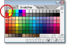 Photoshop Color: Tùy biến bảng Color Swatches và Sets