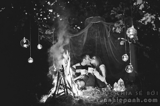 Married Soon Photography in a Camp 