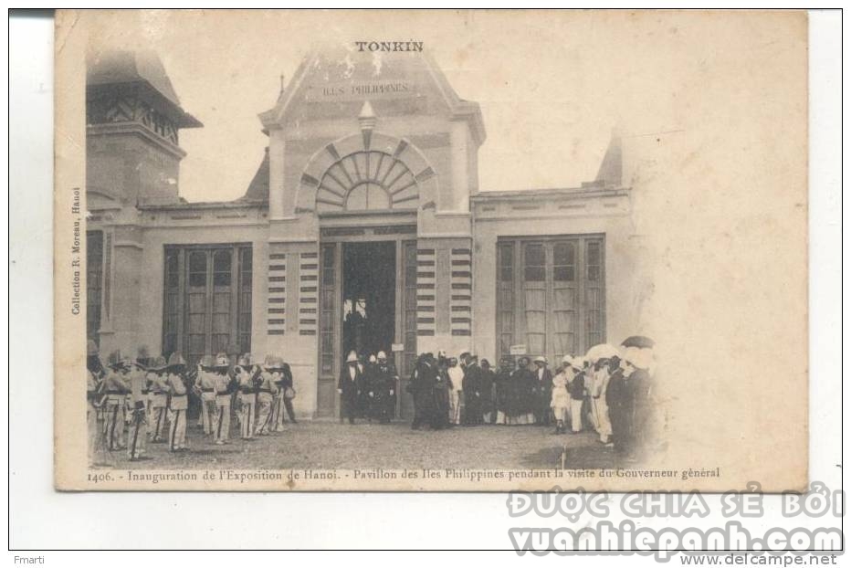 Một góc khu đấu xảo Hanoi 1902