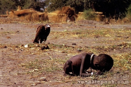 Ảnh chụp nạn đói ở Sudan năm 1993 củanhiếp ảnh gia Kevin Carter