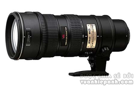 Nikon AF-S VR 70-200 mm, F/2.8G IF-ED là loại ống kính zoom cho chất lượng quang học rất tốt. Ảnh: Letsgodigital.