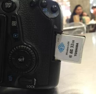 Lưu ý khi dùng thẻ nhớ wifi cho máy ảnh