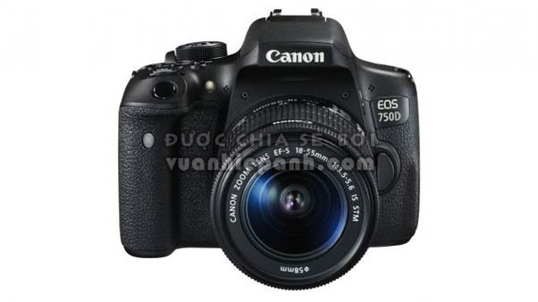 Đanh-gia-Canon-EOS-750D-thiet-ke
